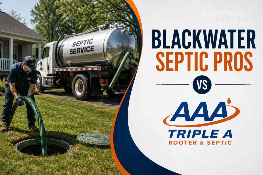 Blackwater Septic Pros vs Triple A Pro Services: Which Is Right for You in 2026?