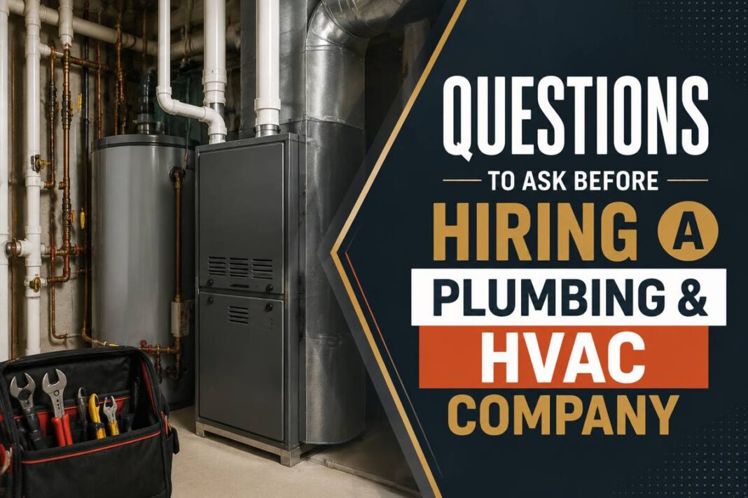 Questions to Ask Before Hiring a Plumbing & HVAC Company
